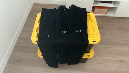 RTA Japanese Premium Denim. Black Skinny Jeans Lot Of 7. Brand New Condition Worn 1-2 Times Sizes 33-34