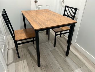 table with 2 chairs 43 W x 28 L x 30  H inches