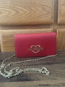 Love Moschino Red Crossbody/Clutch – $50 OBO