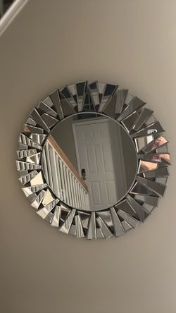 Beautiful glass mirror