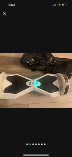 White Lamborghini Bluetooth Hover board