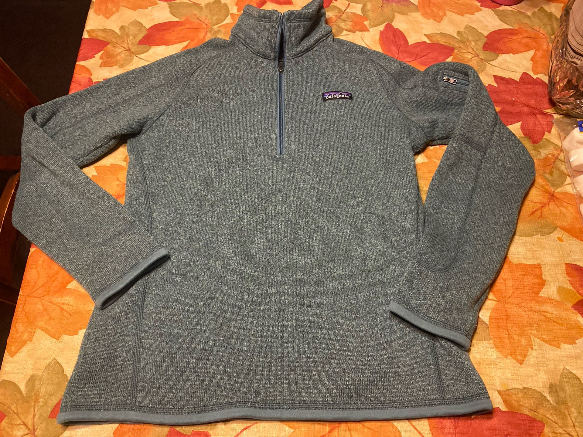 Women’s Patagonia 1/4 Zip Better Sweater Jacket Size Medium