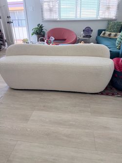 CB2 Boucle Bench 62”