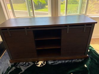 Barn Door Style Media Console