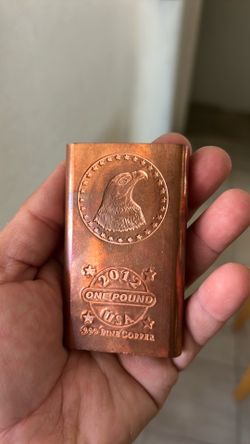 Find copper bar 2012  an up and collectible coins