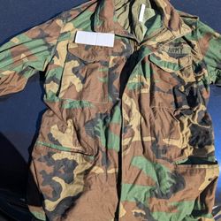 Military Camo Field Jacket/Poncho/Winter/Summer