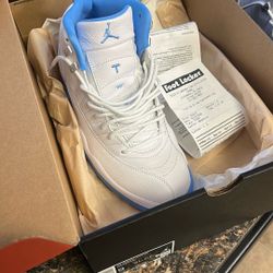 Jordan 12 Retro White University 