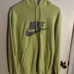 Nike Sportswear Neon Yellow Hoodie - M