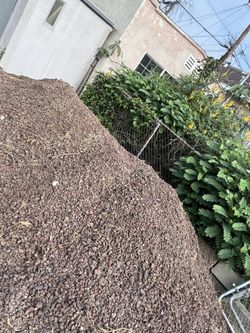 Red Decorative Stone/ Lava Landscape Rock $5per 5gallon Bucket