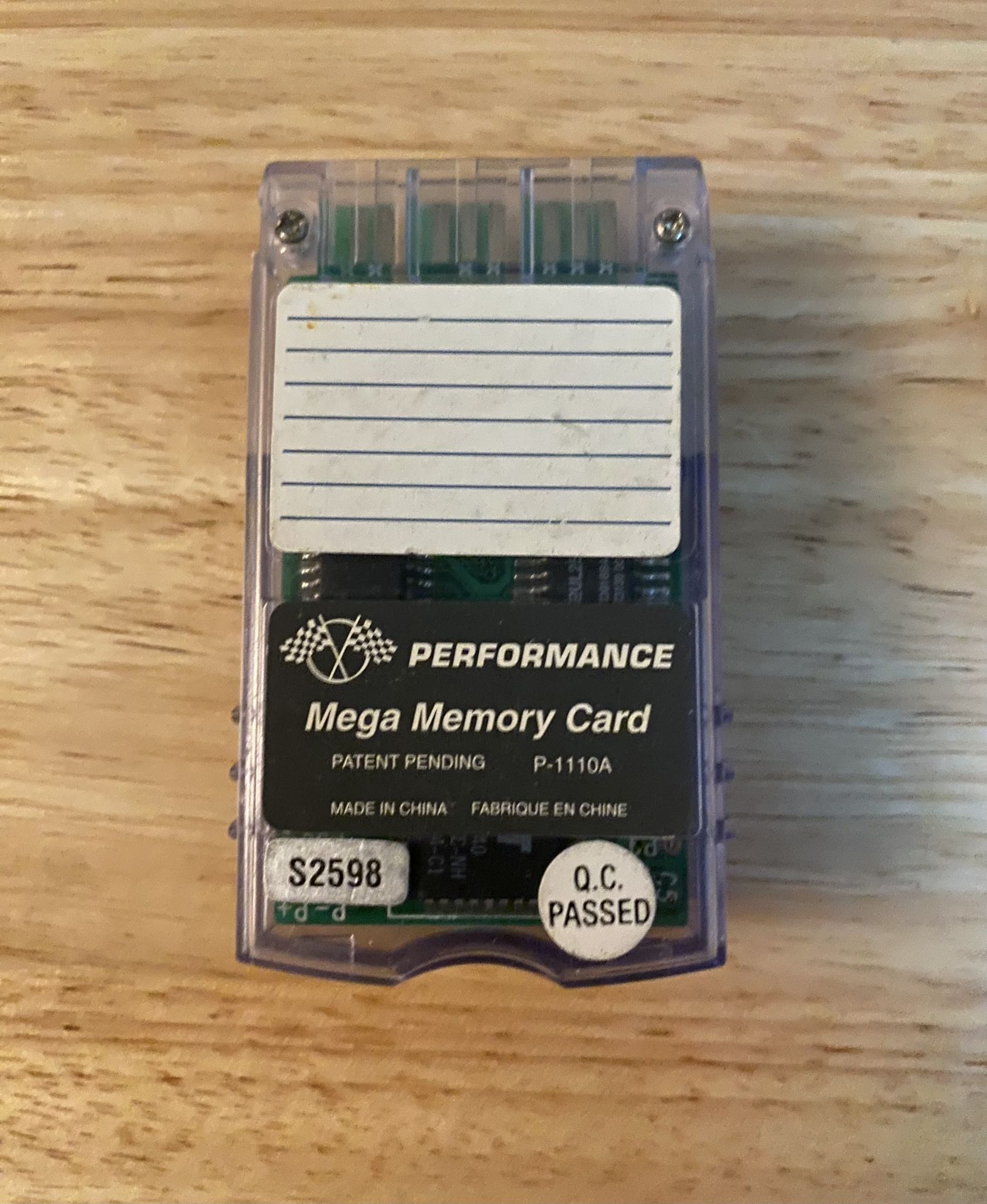 Performance Mega Memory Card P-1110A For Playstation 1 PS1 & PS2