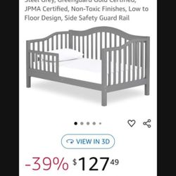 NEW Toddler Bed NEW GRAY 