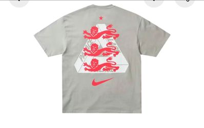 Nike palace England T shirt Red Grey brand new