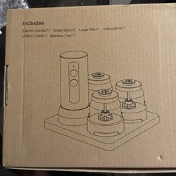 Odiforgo rechargeable electric salt and paper grinder