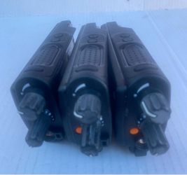 Lot of 3 Black Two-Way Radios 7550 Motorola
