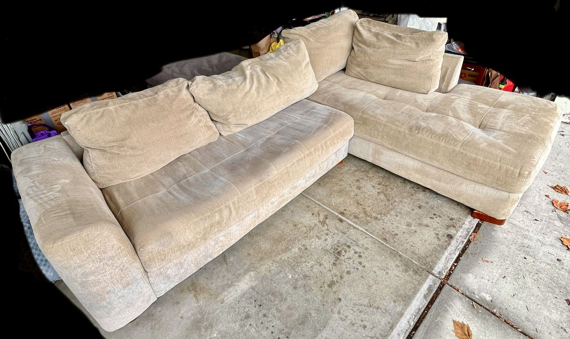 Light Brown Sectional