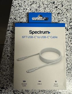 6FT USB-C to USB-C Cable