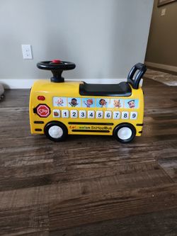 School Bus Toy. Toddlers Boy Or Girl