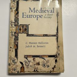 Medieval Europe book