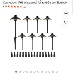 VEVOR 8 Pack Low Voltage Landscape Path Lights
