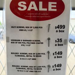 Different Size Screws For sale - Sold By The Box