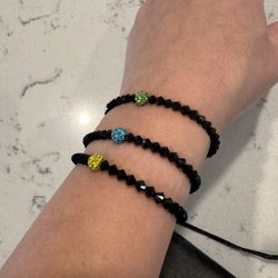 Handmade Glass Beads Bracelets $5 Each