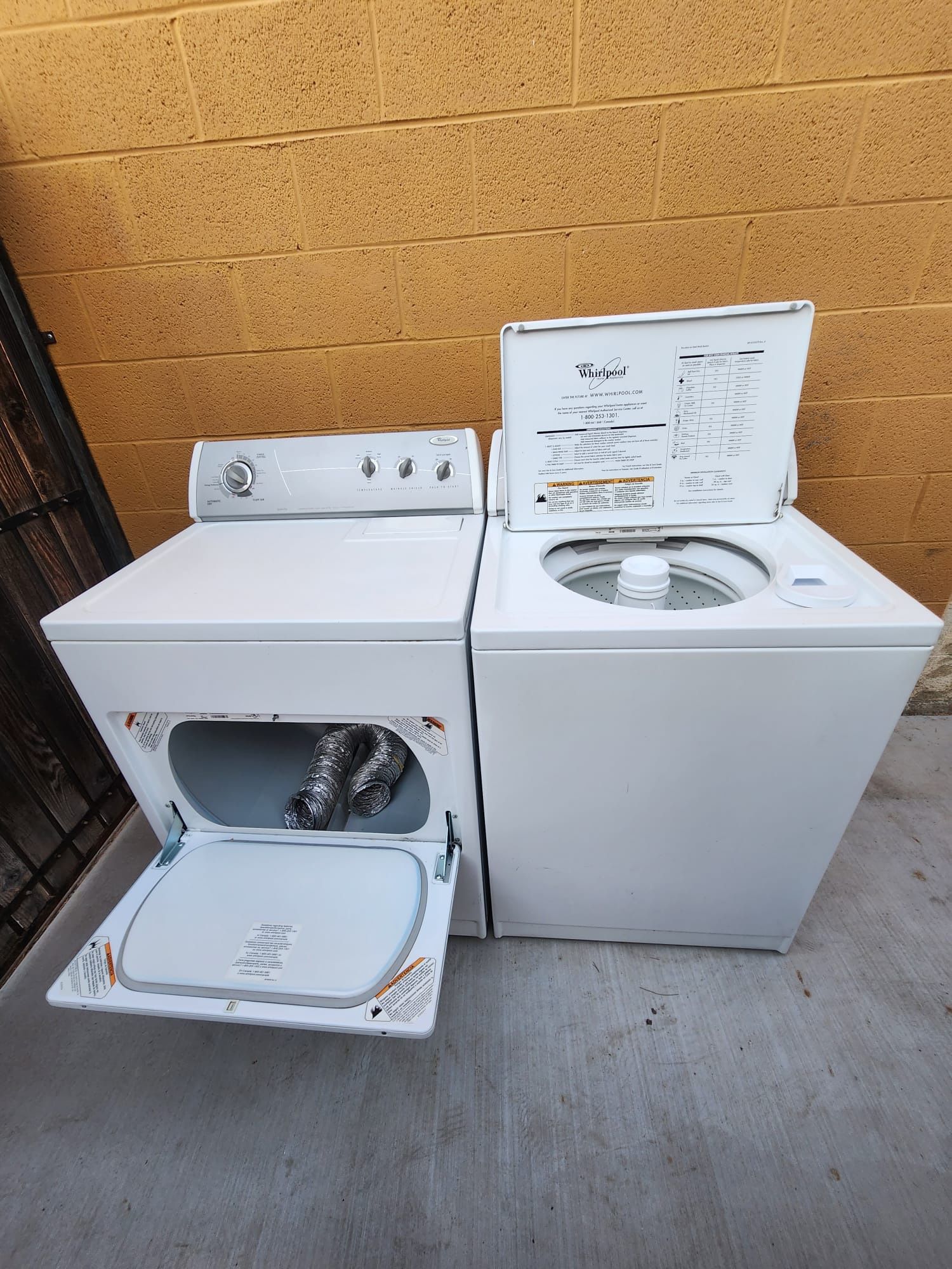Whirlpool Washer And Dryer