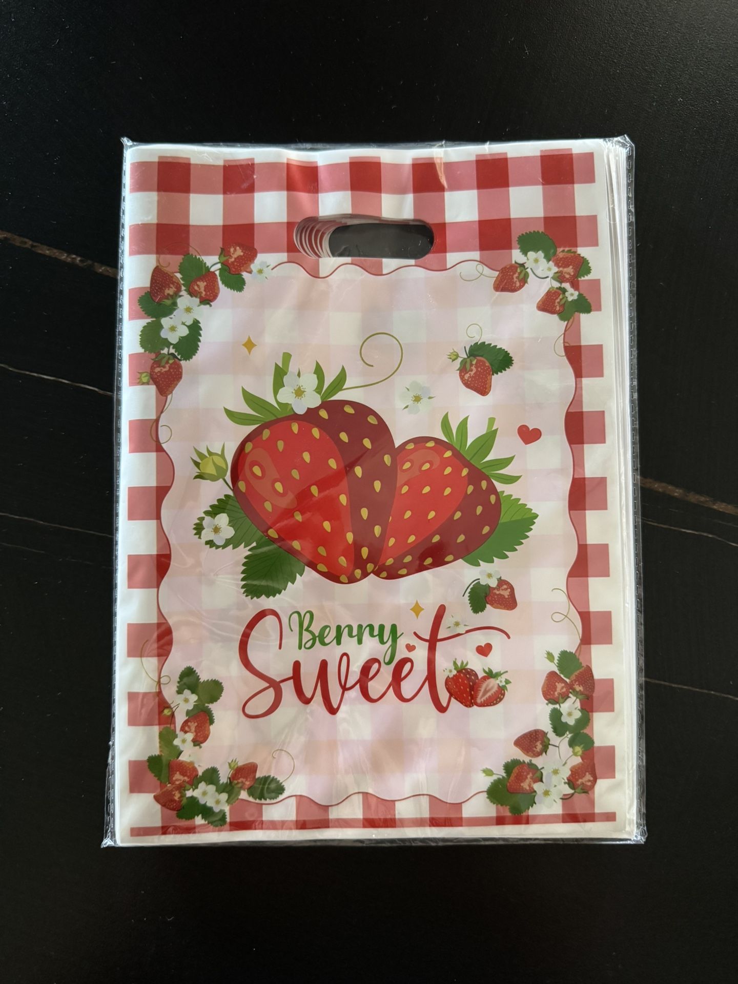 strawberry candy bags