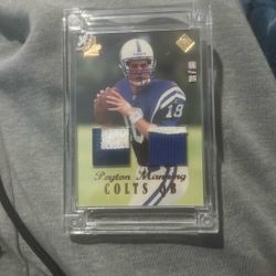 2024-2025 Peyton Manning Jersey Fusion Rookie Edition Dual Patch 12/25