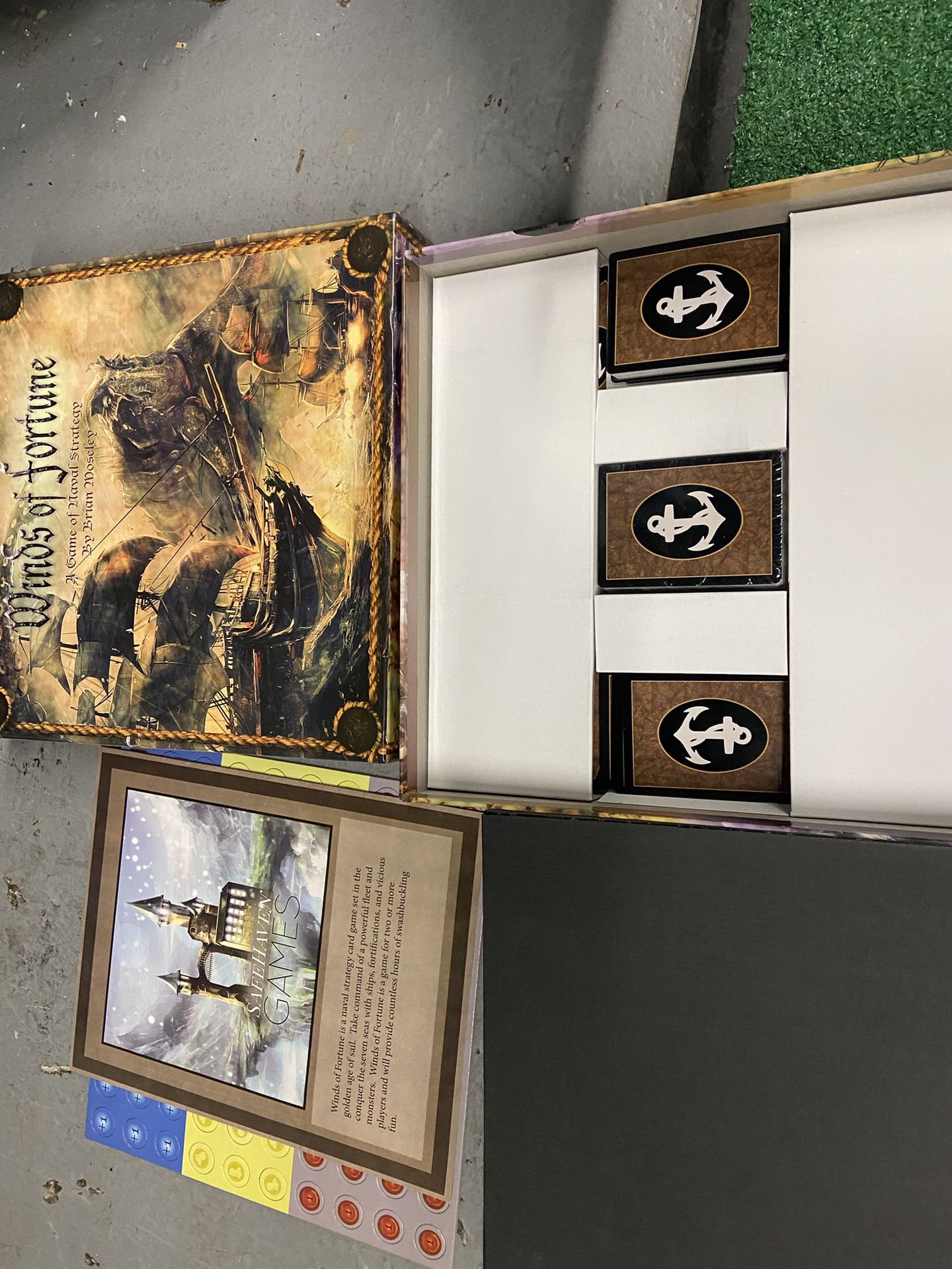 Winds of Fortune Board Game- A Naval Strategy Pirates Tall Ships SafeHaven Games