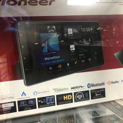 pioneer 9 inch screen with bluethoot and apple car play