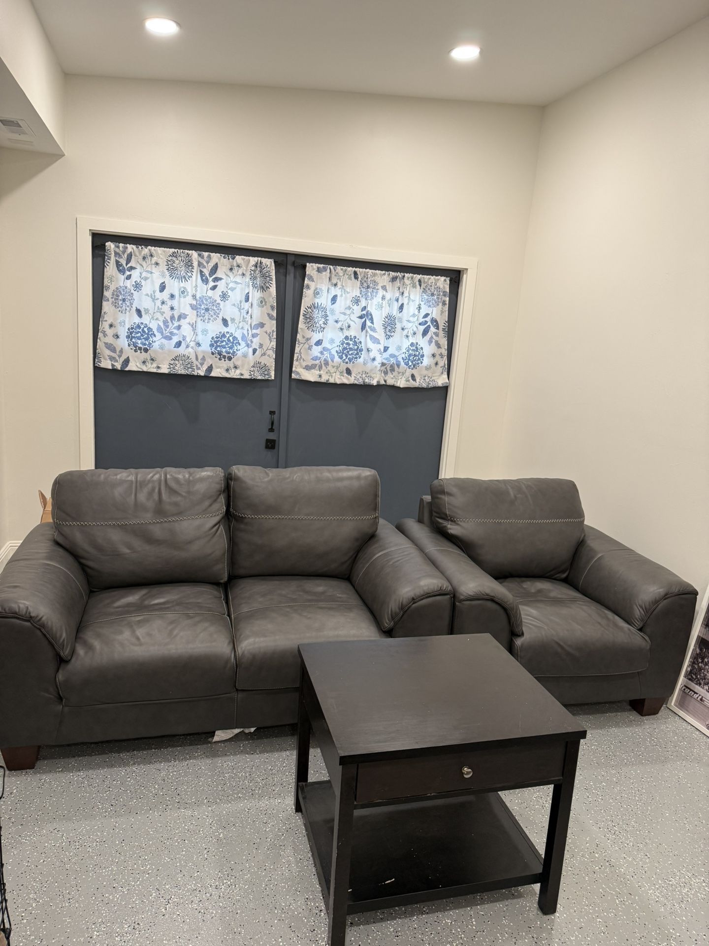 Matching Loveseat + Chair Set w/ Coffee Table & TV Console