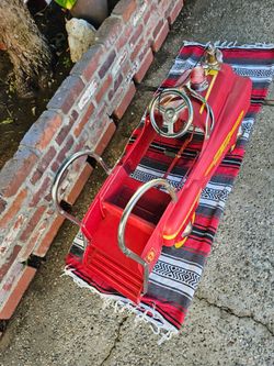 Pedal car engine #9 fire truck