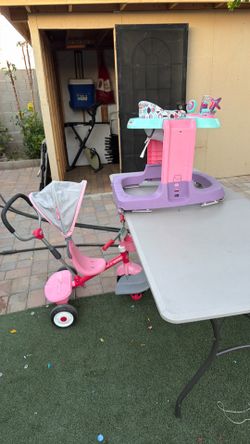 Tricycle and baby walker