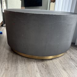 Cement Like Concrete Table