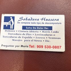 Sobadora Huesera
