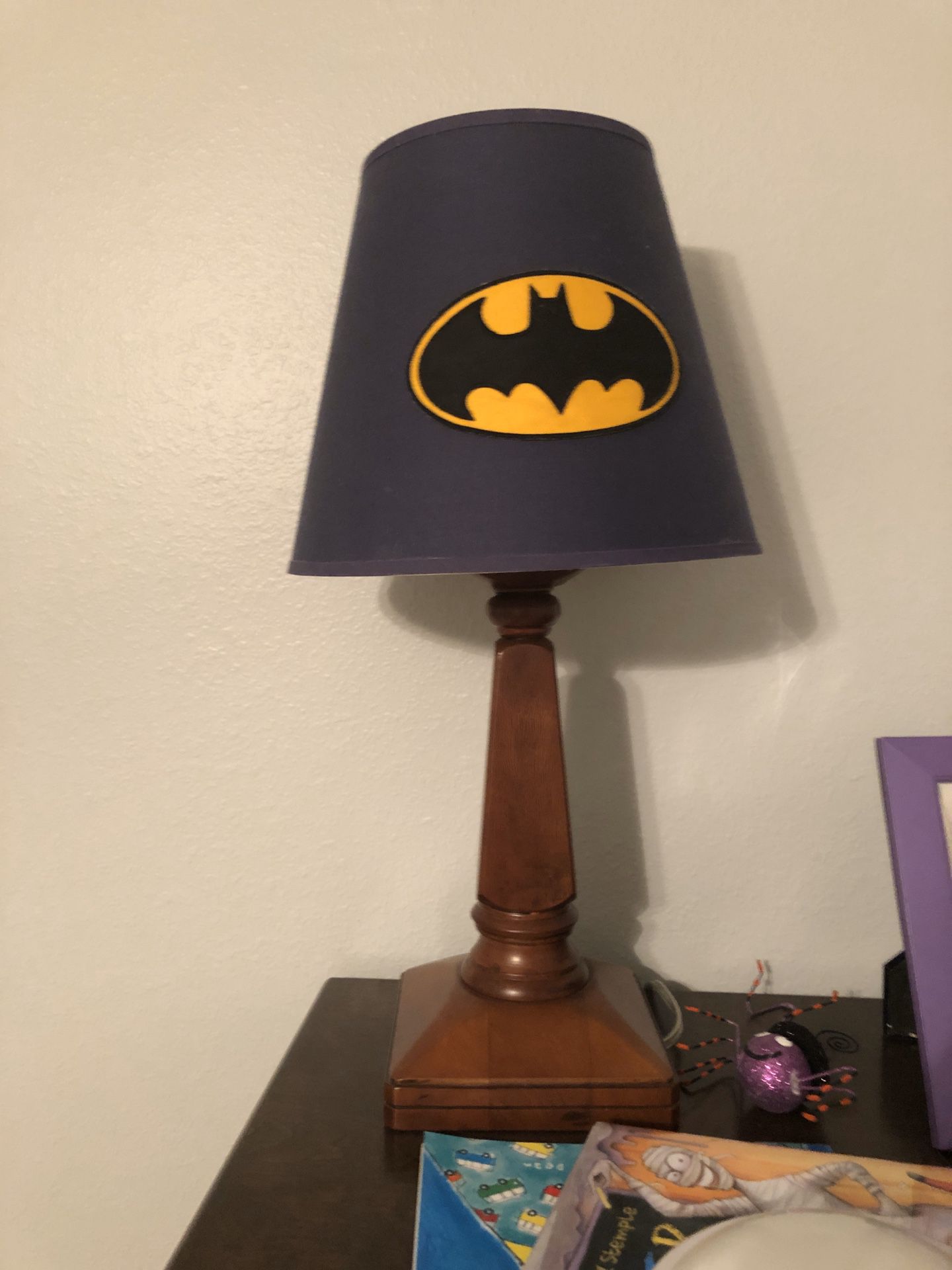 Pottery barn Batman lamp