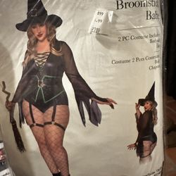 Sexy Witch Costume Size 1X/2X