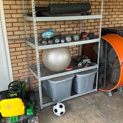 5 Rack Metal Shelving