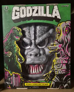 Super 7 Godzilla adult mask