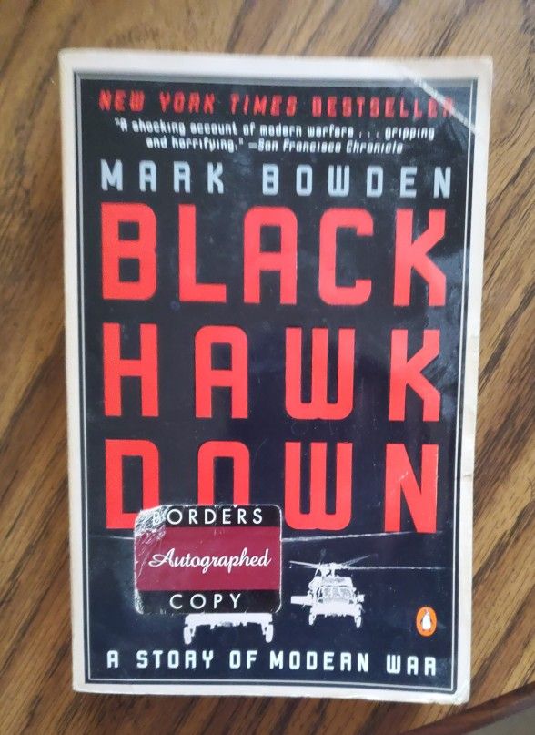 Black Hawk Down by Mark Bowden SIGNED