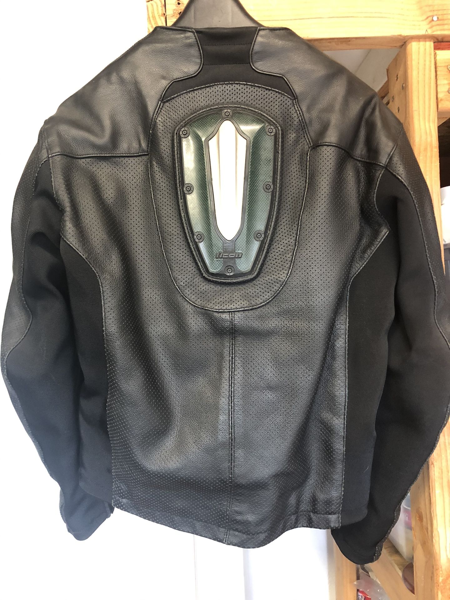 Icon Leather Motorcycle Jacket