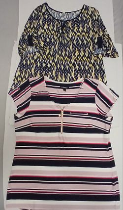 2 Womens Blouses Sizes Large/XL Pre-owned roz&ALI And Penseption Good Condition PICK UP ONLY MAYWOOD CA 90270