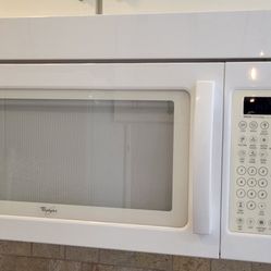Whirlpool Over-the-Range Microwave | White | $60 OBO