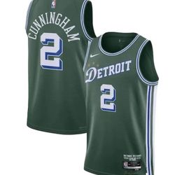 Cade Cunningham City Edition Jersey 2022-2023 Medium Brand New 