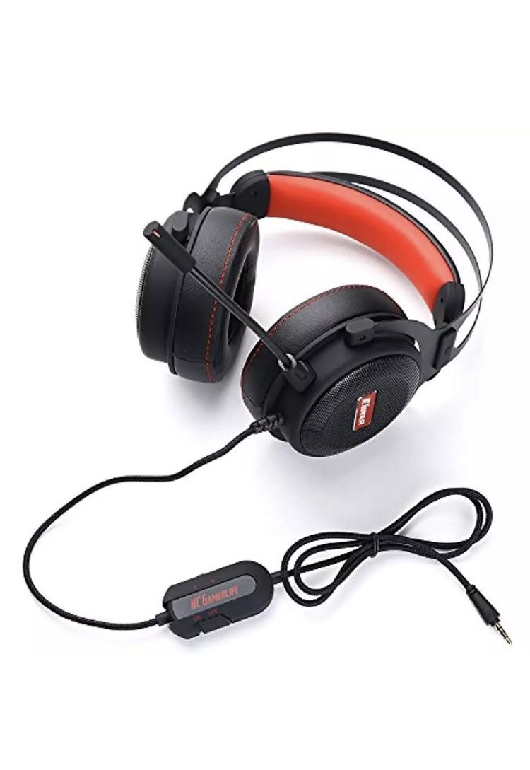 HC Gamer Life Headset, gaming headset(headphones) xbox one,PS4,PC, Mobile compatible 3.5mm includes mic