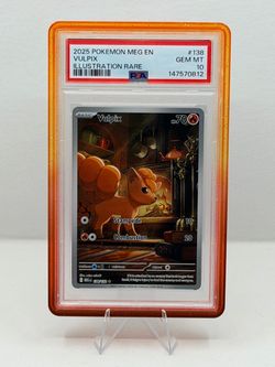 2025 Pokémon Mega Evolution Vulpix PSA 10