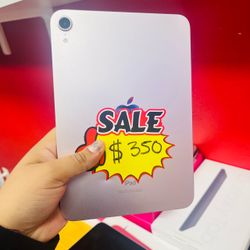 iPad mini 6 wifi $350