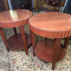 Cog Shaped Side Tables