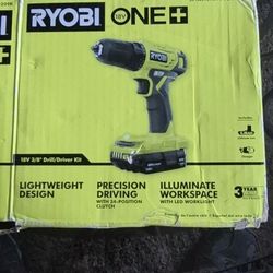 RYOBI ONE+ 18V Cordless 1/2 in. Hammer Drill