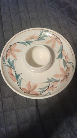 Chip And Dip Bowl Ceramic 12-in From Hawaii